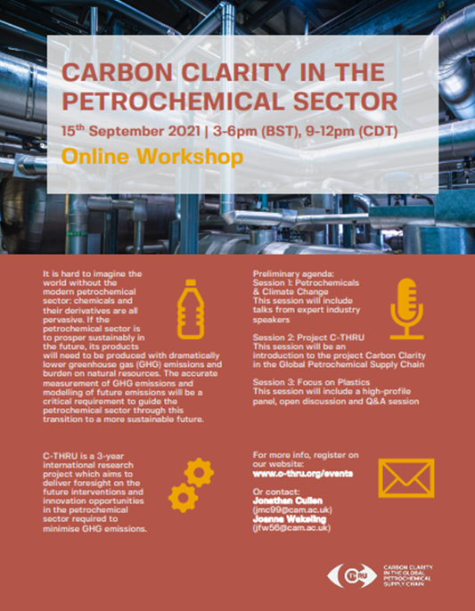 Online workshop Carbon Clarity in the Petrochemical Sector